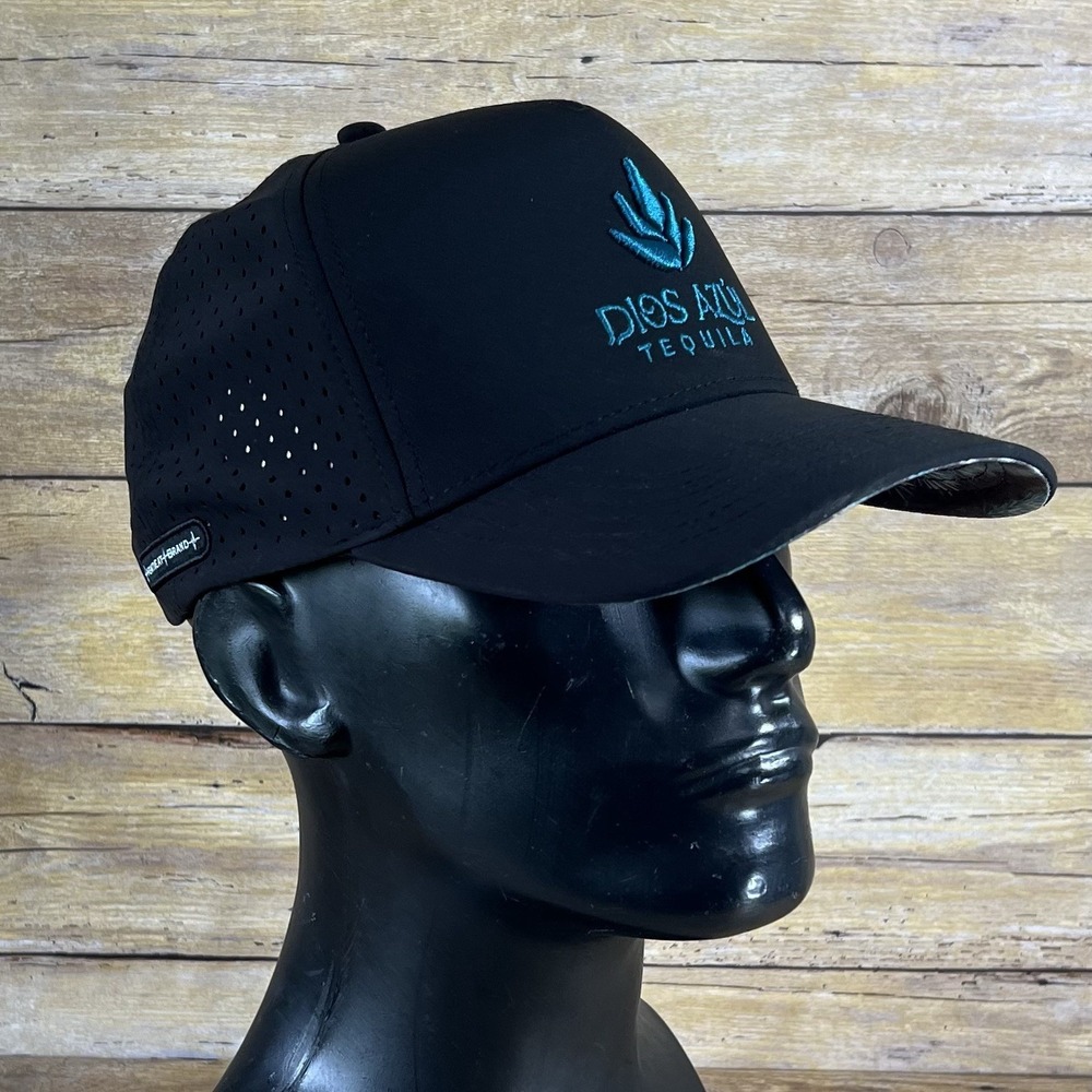 The Heartbeat‎ Brand Dios Azul Tequila Black Snapback Hat Perforated Performance